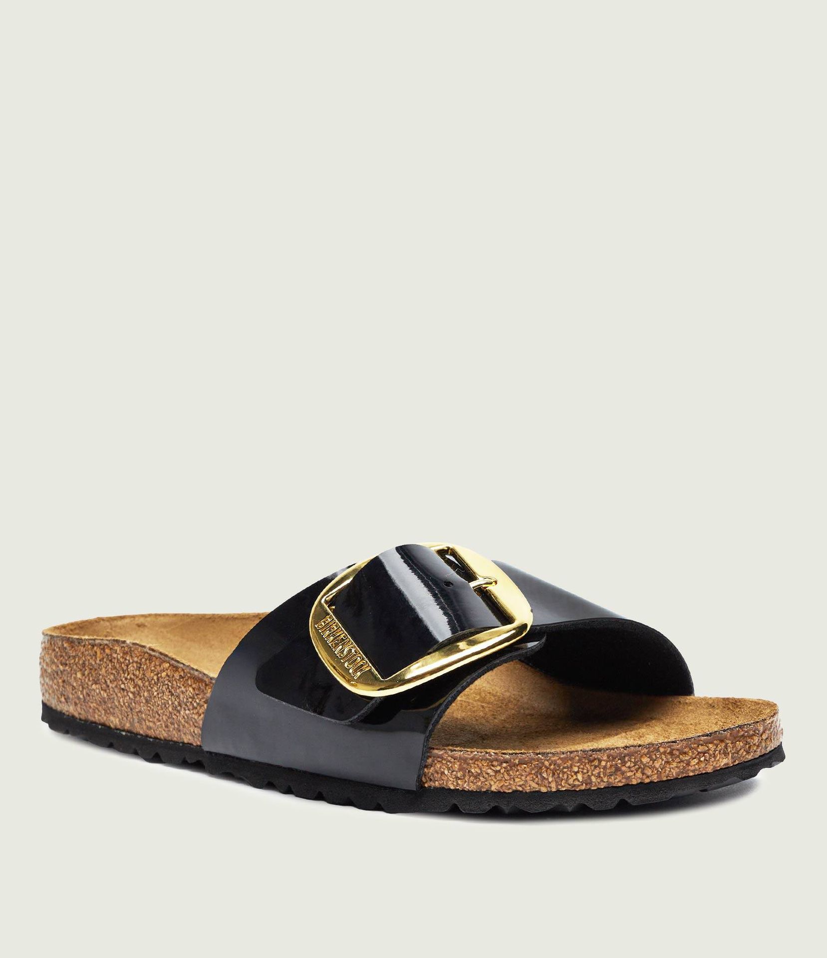 Birkenstock Skórzane klapki Madrid narrow fit