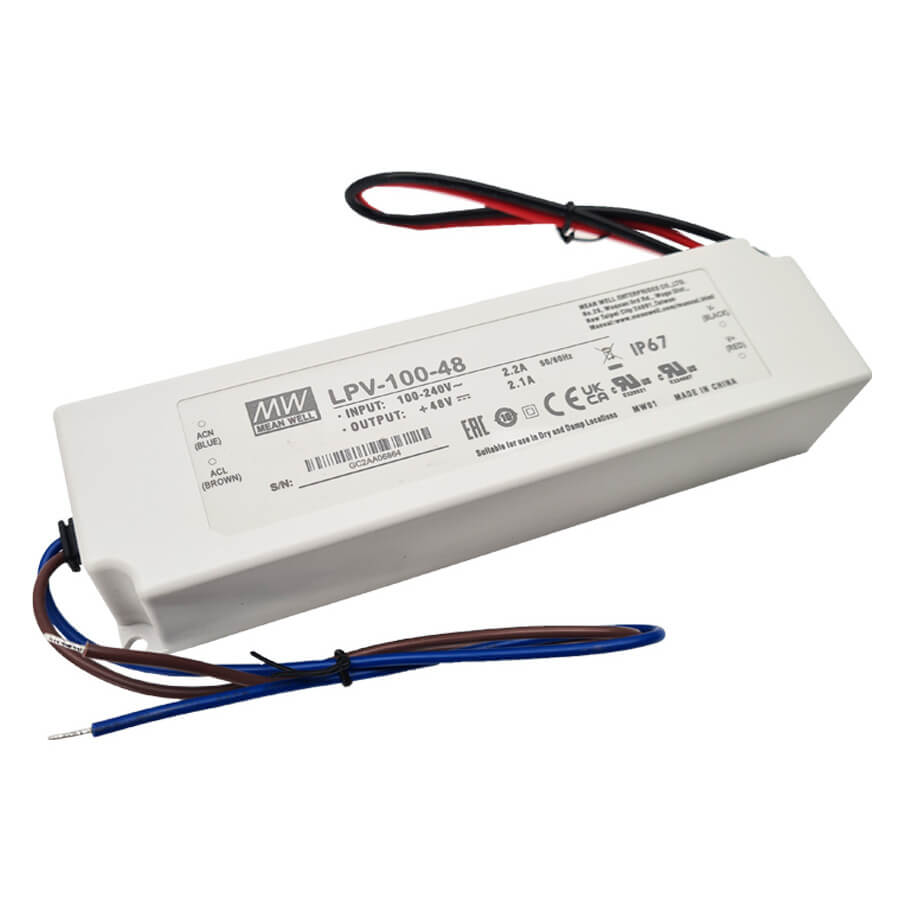 Zasilacz 1-fazowy magnetyczny KOMATSU 100W 48V SHILO - czarny