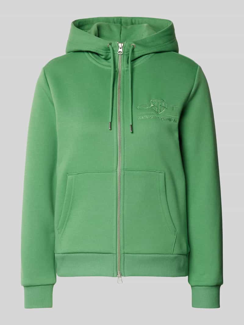 Bluza rozpinana z wyhaftowanym logo