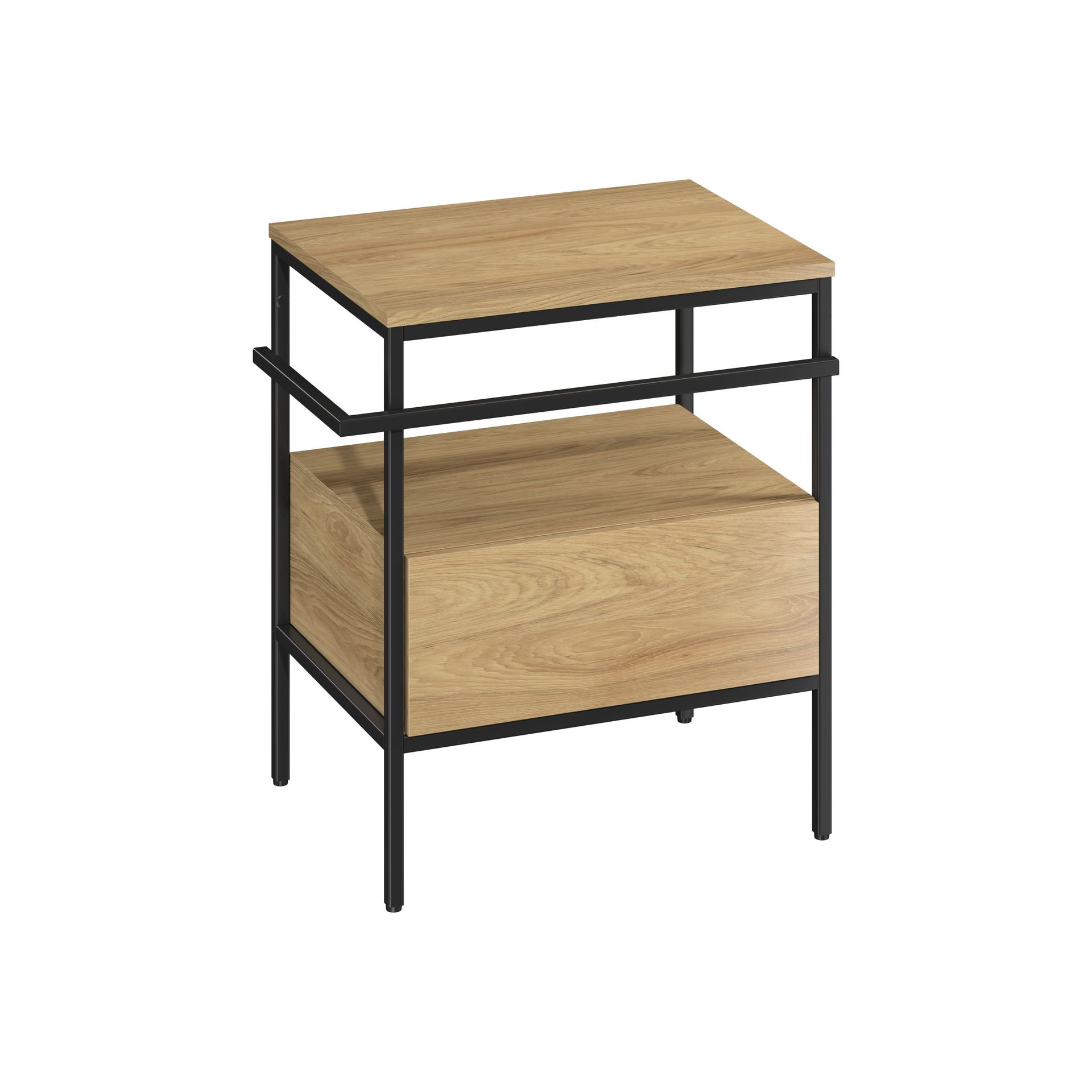 Zestaw mebli łazienkowych Komfort Garda 60 cm jasne drewno