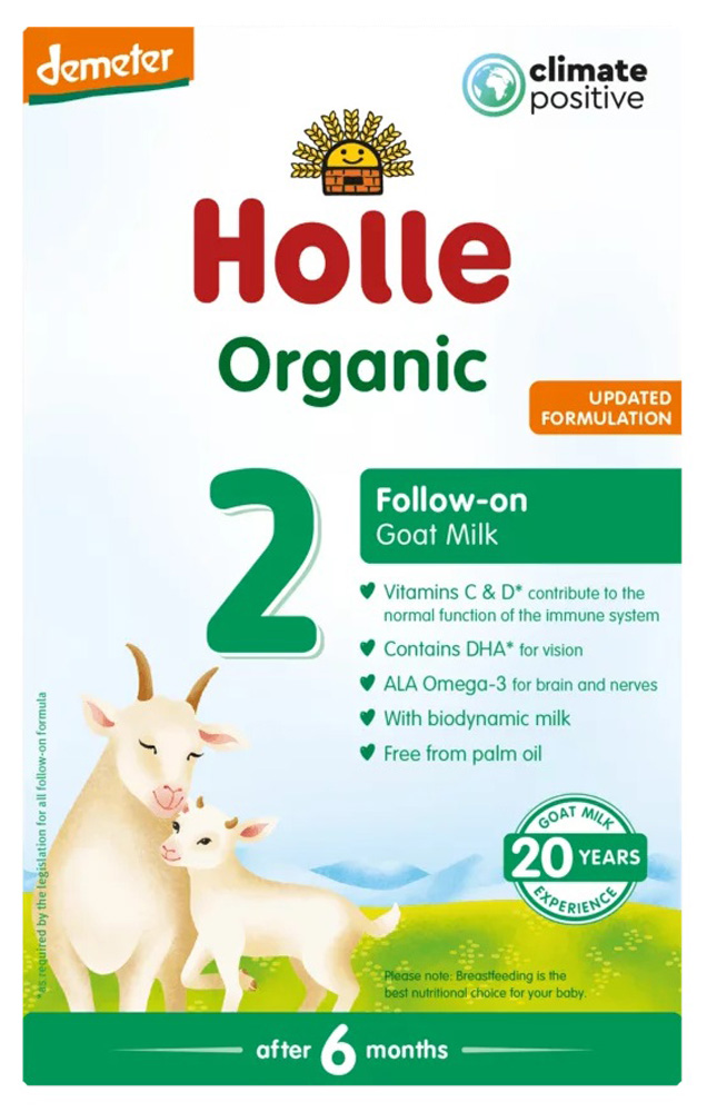 Holle Bio Kozie 2. -  Mleko kozie następne od 6 m-ca życia 400 g