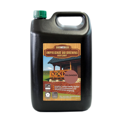 Impregnat akrylowy do drewna 5 l palisander Drew Color