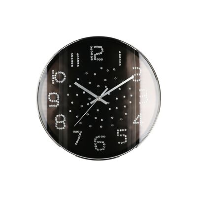 Zegar ścienny z cyrkoniami 30 cm