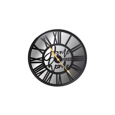 Zegar ścienny 60 cm czarny