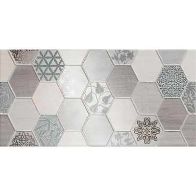 Dekor ścienny Pinia grey 22,3 x 44,8 Gat.1