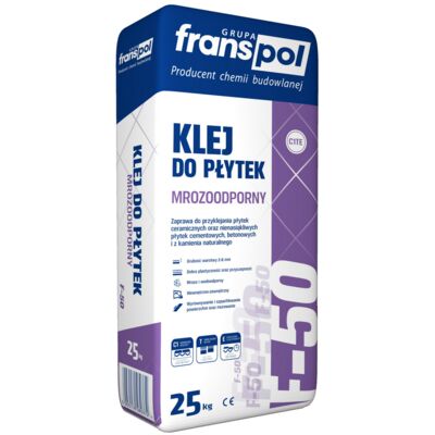 Klej do płytek F-50 C1TE 25 kg Franspol