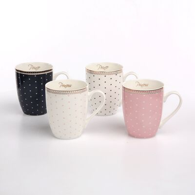 Kubek baryłka Prince and princess 300 ml mix 4 wzory