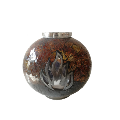 Znicz witraż KULA FIRE 4 32 cm