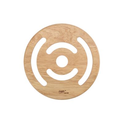 Podkładka pod garnek z drewna kauczukowego