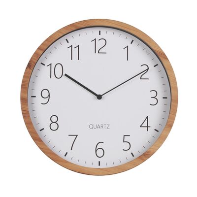 Zegar ścienny BADI śr.30 x 4 cm drewno