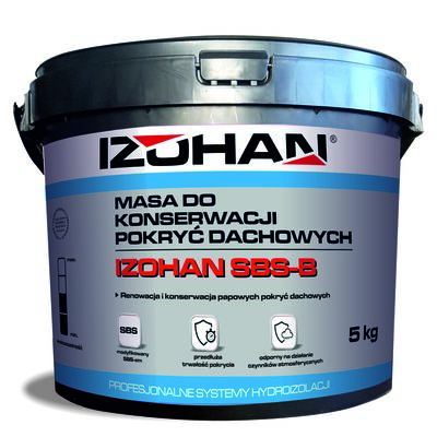 Masa do konserwacji pokryć dachowych SBS-B 5 kg Izohan