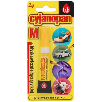 Klej Cyjanopan żółty 2 g