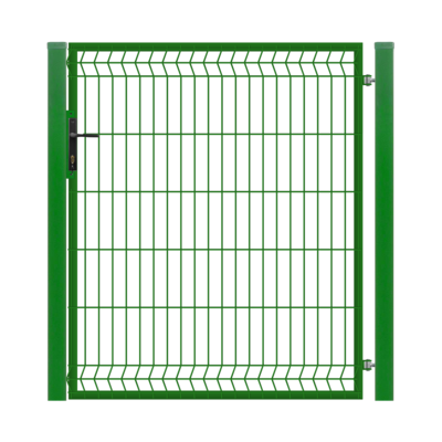 Furtka 3D ocynk zielony 100 x 120 cm komplet prawa Polbram