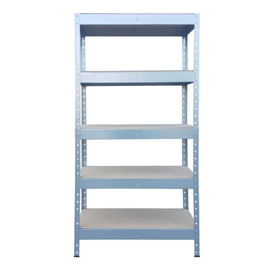 Regał warsztatowy metalowy ocynkowany MDF 250 kg