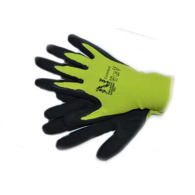 Rękawice ogrodowe Comfort limonkowe rozmiar 8