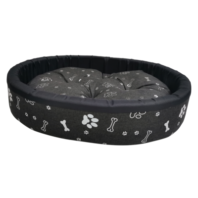 Legowisko niskie L ciemnoszare