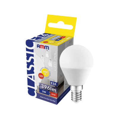 Żarówka LED AMM-E14-B45-5W-WW