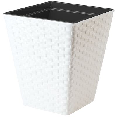 Donica RATTANA KWADRAT 40 biały