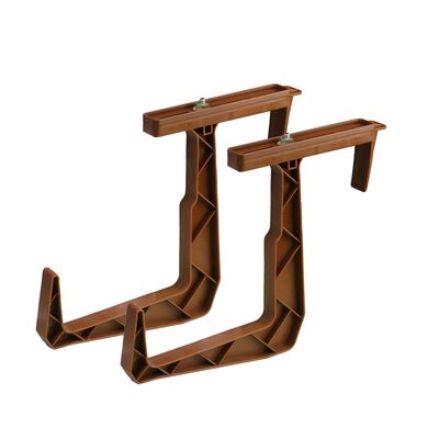 Uchwyt doniczki balkonowej RATTAN komplet brązowy