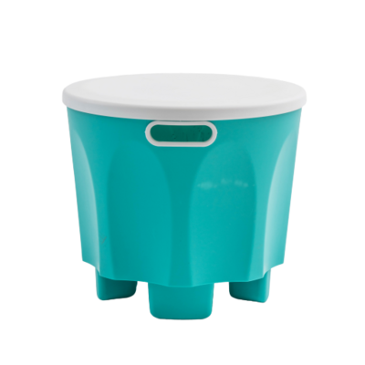 Taborecik/kosz z pokrywą