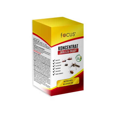 Koncentrat focus zwalcza komary i kleszcze 100 ml FOCUS