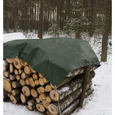 Plandeka uniwersalna 2 x 3 m zielona 65 g/m²