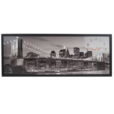 Fotografia w ramie z zegarem