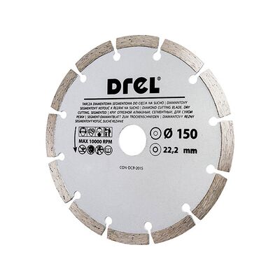 Drel Tarcza diamentowa do cięcia na sucho segmentowa 150 mm