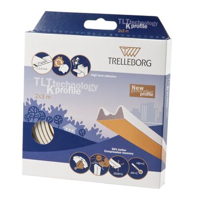 Uszczelka gumowa PROFIL E 2 x 3 m kartonik T