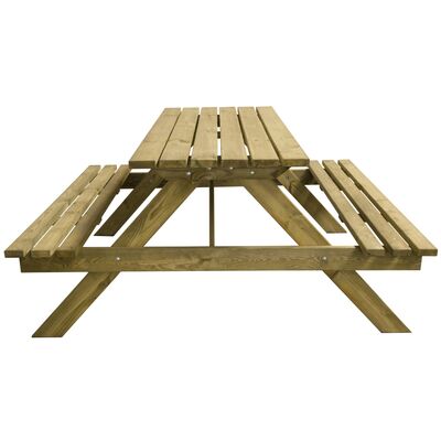 Stół piknikowy z ławkami