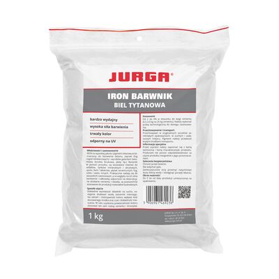 Barwnik biel tytanowa 1 kg JURGA