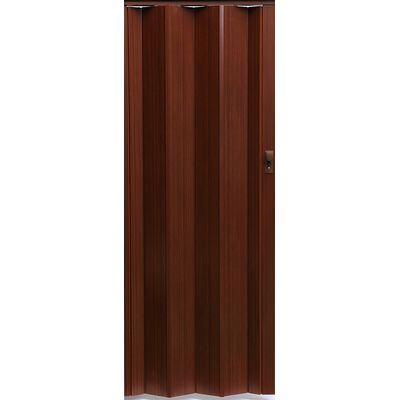 Drzwi harmonijkowe CRYSTALLINE ROYAL 218 86 x 203 cm mahoń