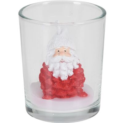 Świeczka w szkle czerwona