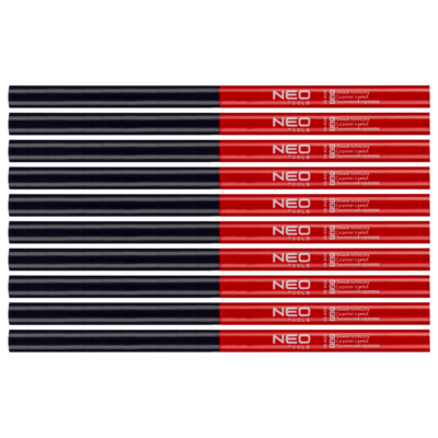 Ołówek techniczny czerwono-niebieski 12 sztuk