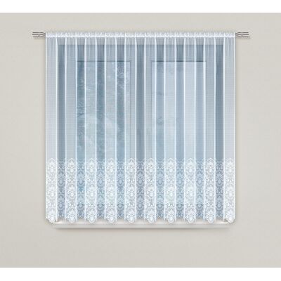 Firana 160 x 300 cm biała tunel