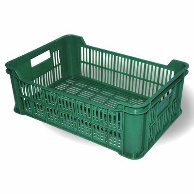 Skrzynka ażurowa 15 kg zielona