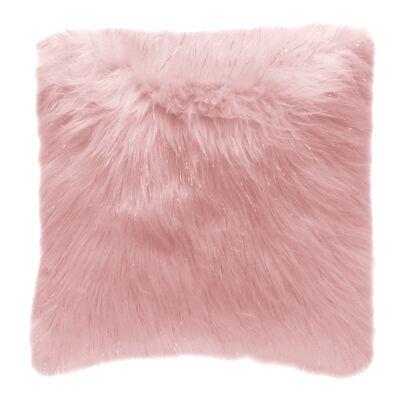 Poduszka SHINY FUR różowa