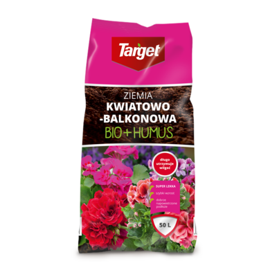 Target Ziemia z biohumusem kwiatowo-balkonowa 50 l
