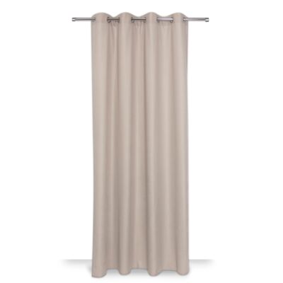 Zasłona 140 x 240 cm beżowa