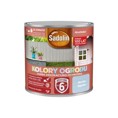 Farba dekoracyjno-ochronna Kolory Ogrodu Morska Mgiełka 0,25 l Sadolin