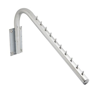 Wieszak z uchwytem przyściennym Ø25 chrom