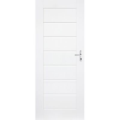 Skrzydło drzwiowe Prim białe pełne 80 L