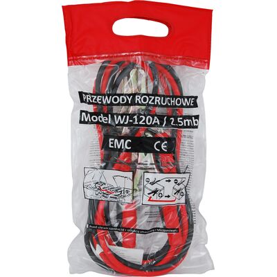 Przewody rozruchowe 120 A 2,5 m LUX HD certyfikat CE