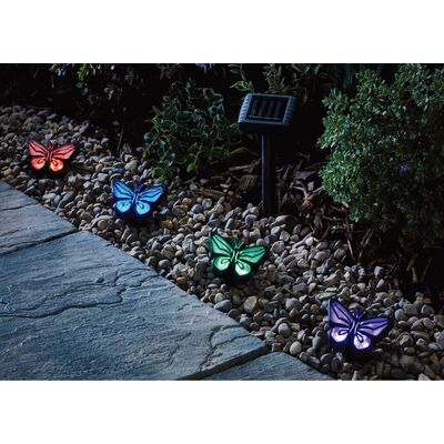 Lampki solarne Motyle 80 cm