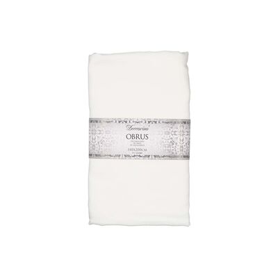 Obrus 140 x 200 cm biały