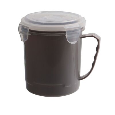 Kubek z pokrywką 0,71 l FRESH popiel