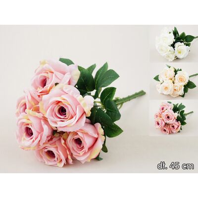 Róża bukiet 45 cm 7 sztuk