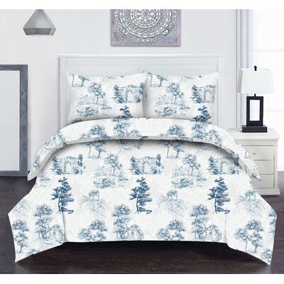 Komplet pościeli 100% Mikrofibra 160 x 200 cm, 70 x 80 cm wz 02357