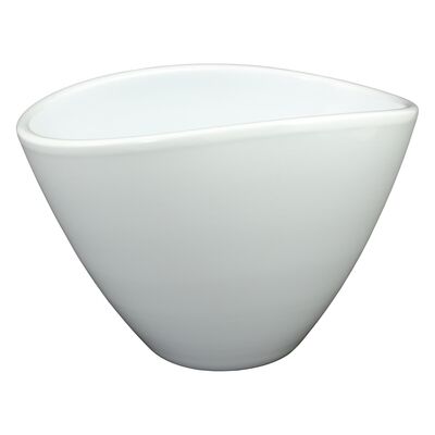 Osłonka owal 405 18 cm biała