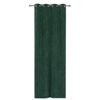 Zasłona z kółkami SZTRUKS 140 x 260 cm zielona